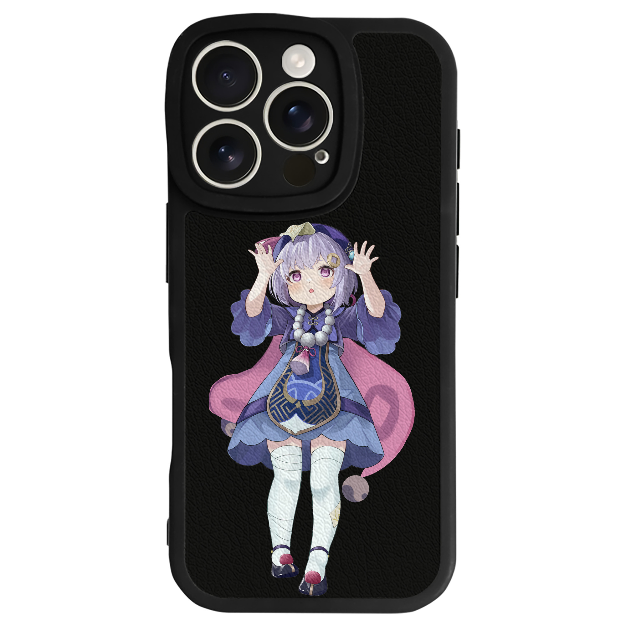 げんし神 七七 なな  genshin Nana 【iPhone 16シリーズ対応】シリコンスマホケース（レザー調） 材質：シリコン
